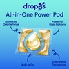 Dropps 4-in-1 Plus Oxi Laundry Detergent Pods, Free & Clear