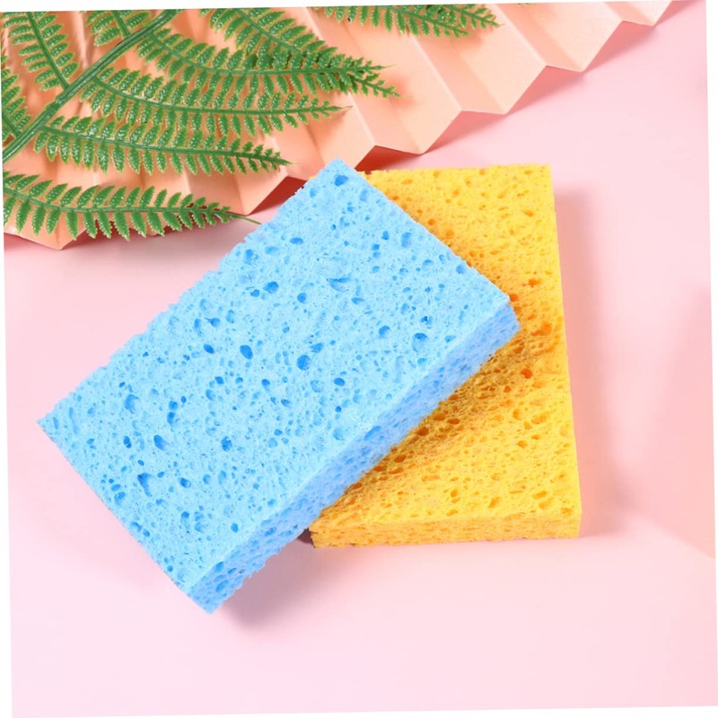 Outanaya 16pcs Kitchen Dishwashing Sponges Non Scratch Dish Cleaning Brush