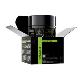 Anti-Aging-Gesichtscreme für Herren mit Peptid-Komplex, Hyaluronsäure, Aloe Vera, Bienenwachs, Schneckenschleim - Made in Italy