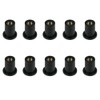 10 x M4/M5/M6 Motorcycle Windscreen Nuts, Rubber Nuts, Motorcycle Windscreen