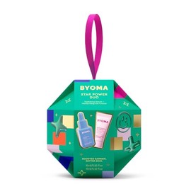 BYOMA Star Power Duo (kit de viaje de 2 piezas) - Suero facial hidratante de 0.5 fl oz y crema de gel hidratante de 0.5 fl oz para reparación de barreras cutáneas, esenciales de tamaño de viaje para mujeres y hombres