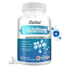 L-Glutathione 2000mg – Supports Skin Health, Evens Skin Tone, Promotes Radiance, 120 Capsules – Powerful Antioxidant Supplement