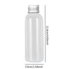 perfeclan 10x Travel Bottles for Toiletries Clear Liquid Sample Vial