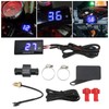 Universal Motorcycle DC12V LCD Screen Slim Water Temperature Gauge With