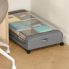 HHWRT Under Bed Storage Containers Wheels, Under Beds Storages Organizer,