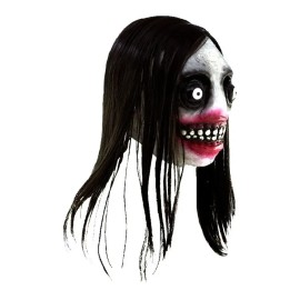 Máscara Jeff The Killer Creepypasta Halloween Terror Asesino Blanco Creepy Pasta