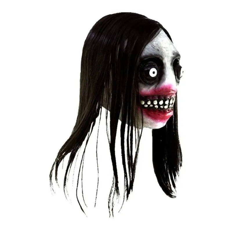 Máscara Jeff The Killer Creepypasta Halloween Terror Asesino Blanco Creepy