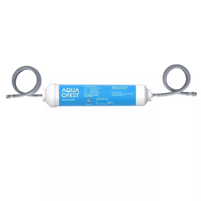 AQUA CREST 5KDC Under Sink Water Filtration System, NSF Certified,