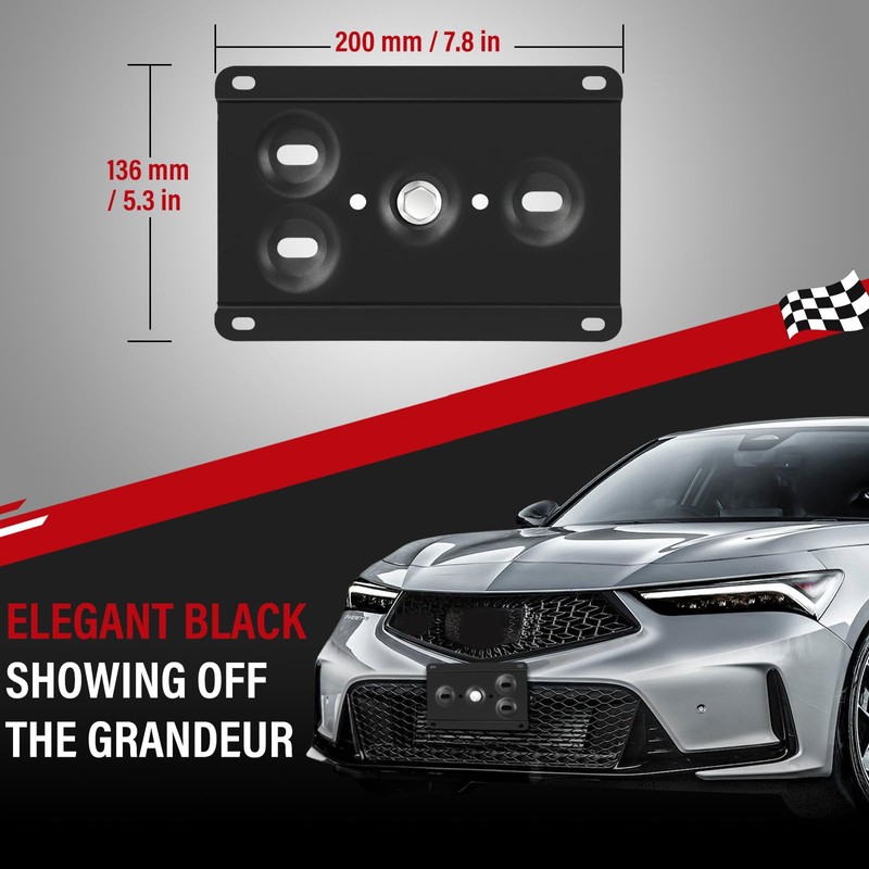 Front License Plate Compatible with Acura MDX（4th gen ） Acura