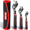 Rizom Pipe Wrench Set, 6” 8” 10” Self Adjusting Wrench,