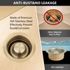Champagne Bronze Sink Garbage Disposal Flange for Kitchen