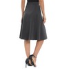 Urban CoCo Women's A-Line Elastic High Waist Flare Work Midi