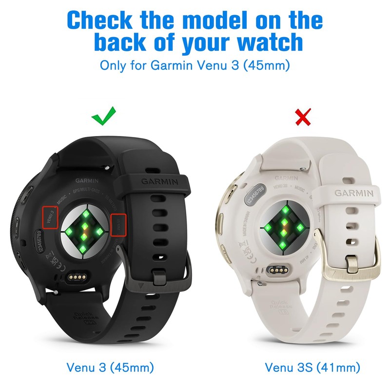 Fintie 3 Packs Screen Protector Case Compatible with Garmin Venu