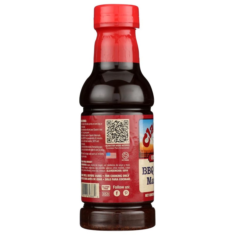 Claude's BBQ Brisket Marinade Sauce, 16-Ounce (Pack Of 2)