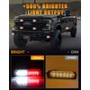 OFFKAT Upgraded 8 PCS 12 LED Sync Feature Emergency Strobe