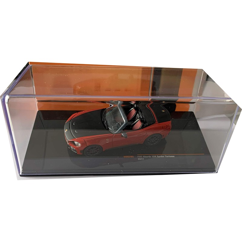 Ixo MOC295 Compatible with Fiat Abarth 124 Spider Turismo Red