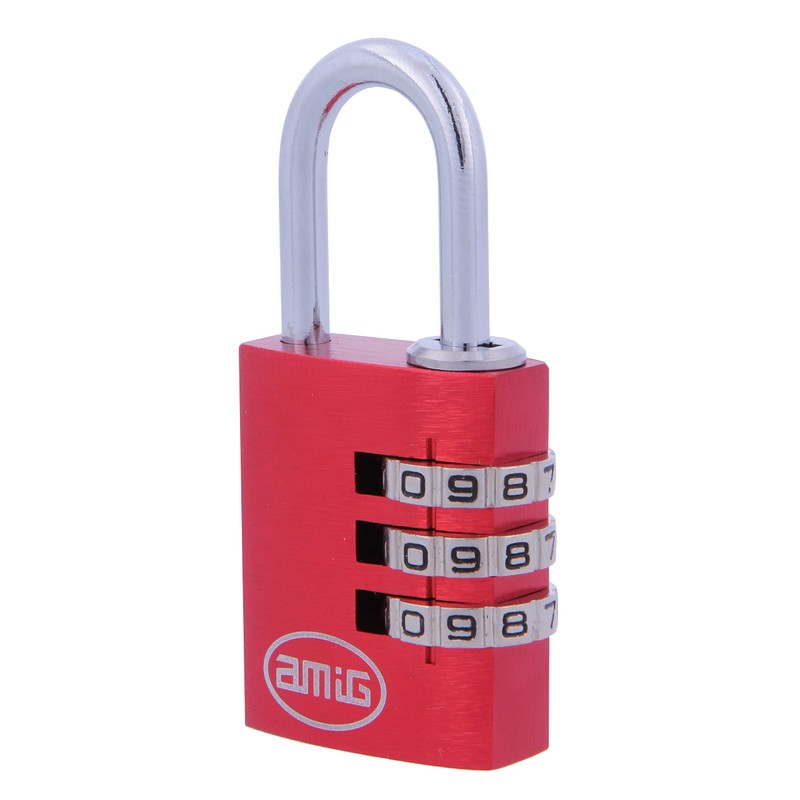 Amig - 21940 Model 75 Combination Lock Aluminium Width 25