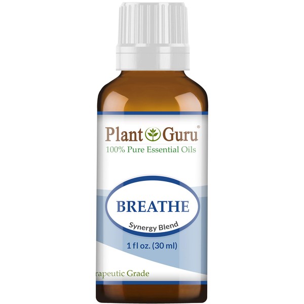 Breathe Essential Oil Blend 1 oz / 30 ml Respiratory 100% Pure Therapeutic Grade.