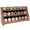 ASmileIndeep 3 Rows Solid Wood Military Challenge Coin Holder Display
