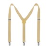 Annhua Men's Y-Shaped Suspenders, 1.0 inch (25 mm) Wide, 3