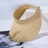 Valleycomfy Sun Visor Hats for Women UV Protection Straw Hat