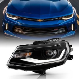 ACANII - For 2016-2018 Chevy Camaro 19-22 ZL1 HID/Xenon w/o Level Control Projector Headlight Headlamp Left Driver Side