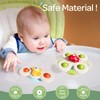 lisfiva 3PCS Suction Cup Spinner Toys for 1 Year Old