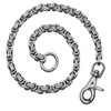 SoulCats Stainless Steel Key Chain/Trouser Chain with Carabiner, Biker Wallet