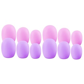 12 Piezas estuche para brochas de maquillaje soporte para secadora cepillo cosmético estuche brochas maquillaje estuche de brochas para maquillaje cubiertas de sombra de ojos Healeved