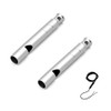 HEXATIZO Whistle, Set of 2, Titanium, Loud 120db, Emergency Whistle,