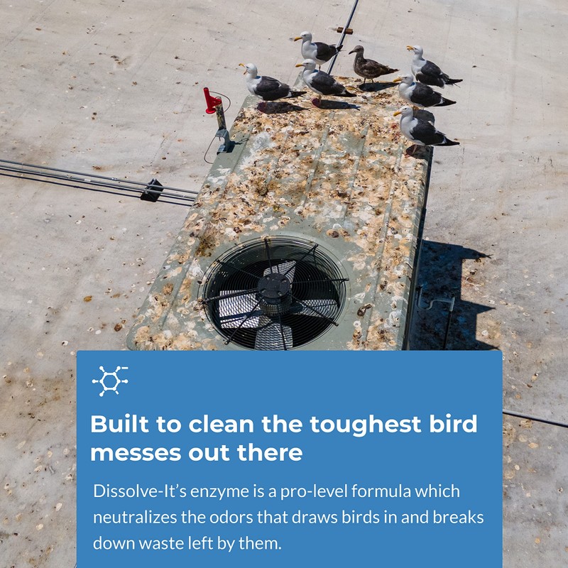 Bird Barrier Dissolve-It Max Enzyme Cleaner - Bird Dropping Cleaner