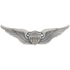 Army Basic Aviator Badge Silver Oxide Full Size