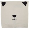 Sterntaler Baby Girls' Knitted Polar Bear Hat, ecru