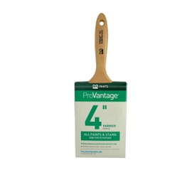 PPG Architectural Finishes ProVantage Varnish Paint Brush, 4", Nylon Polyester