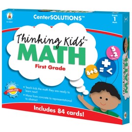 CenterSOLUTIONS Thinking Kids Math Cards Grade 1 Level