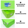 Guozi Collapsible Decorative Storage Box with Lid & Metal Handles