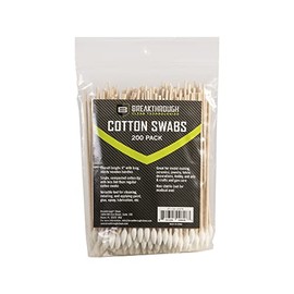 Breakthrough Clean Gun Cleaning Swabs - 6" Cotton Swab - Gun Cleaning Supplies - 200 Count