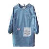 Aiuem Cotton Apron, Women's, Apron with Sleeves, Men's, Long Sleeve,