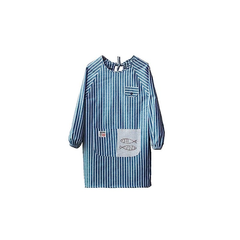 Aiuem Cotton Apron, Women's, Apron with Sleeves, Men's, Long Sleeve,