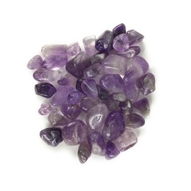 CircuitOffice 1 Lb Tumbled Amethyst Crystal Stones, About 0.75-1.5", For Wicca, Reiki, Healing, Metaphysical, Chakra, Positive Energy, Meditation, Protection, Powers, Decoration Or Gift