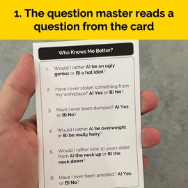 QUOKKA Who Knows Me Better? - Fun Card Board Game for Adults - | I Have Never | I Rather | What I Choose | - Bachelor & Bachelorette Party Games