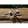Genuine Surf Tumbled Frosted White Sea Glass Hair Pins (Set