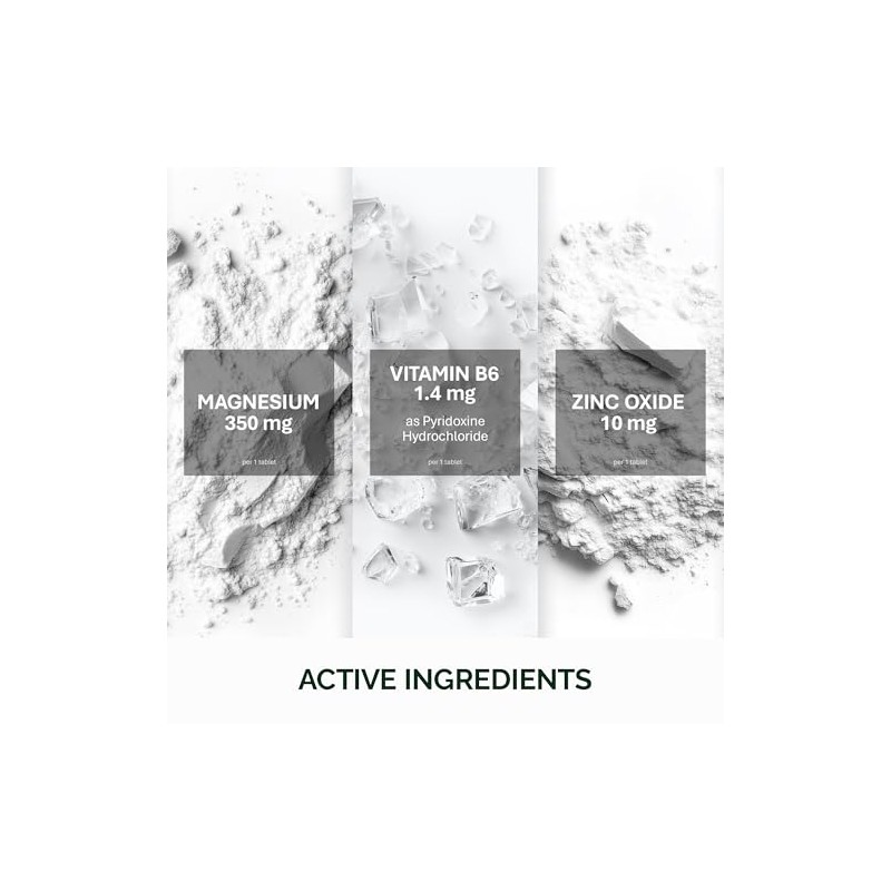 NFO Magnesium B6 – Magnesium Tablets with Vitamin B6 &