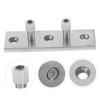 Gadpiparty Stainless Steel Sliding Door Stopper with Precision Slot Design