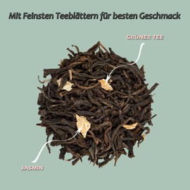 YC Yang Chai Organic Green Jasmine Tea from China 250 g - Green Tea China - Chinese Jasmine Tea - Yasmin Tea Green, Chinese Green Tea "Green Jasmine" - Organic Green Tea