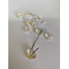 12MM GLASS CRYSTAL AB HEART PENDANT *BEAUTIFUL* (72 PCS)