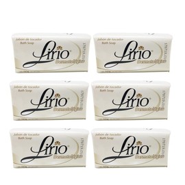 Lirio Dermatologico Bar Soap. Glycerin Enriched Antibacterial Soap. For Daily Use. Suitable for all Skin Types. 5.3 Oz. Pack of 6