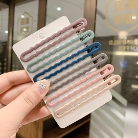 [YNOBUN] Women's Fashion Simple Hair Clip Side Clip for Girls Hair Accessories Bangs Clip Messy Hair Clip Straight Top Clip-C
