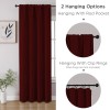 CUCRAF Burgundy Red Blackout Curtains 52X84 Pack Of 2 Thermal