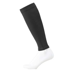 ZERO WHITE Inc. J.S.D.F. Compression Calf Supporter [Made in Japan], Black